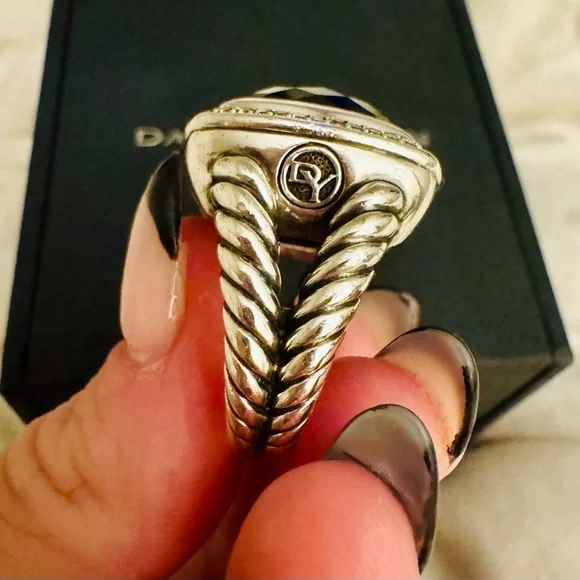 DAVID YURMAN 15mm Black Onyx Albion Ring - Picture 4 of 7